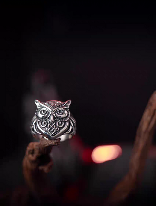 Wisdom Worn Boldly: The Kemstone Celtic Owl Ring