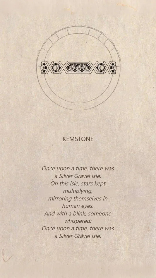 Starlight Ring by Kemstone: A Story of Stars Captured in Silver