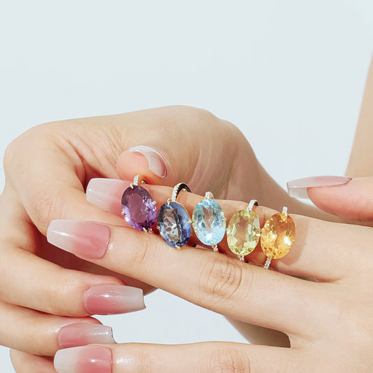 Gemstone Oval Solitaire Rings for Women – Complete Guide to Styles, Meanings & Trends | Kemstone