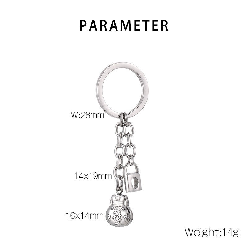 Llavero de guantes de boxeo Kemstone de acero inoxidable para fitness: un regalo minimalista y duradero para estilos de vida activos KY889-Z