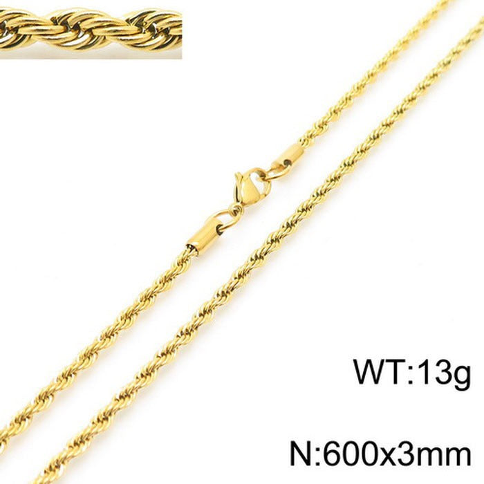 Kemstone Gothic Snake Goddess Pendant – Greek Mythology Stainless Steel Men's Necklace KP115490