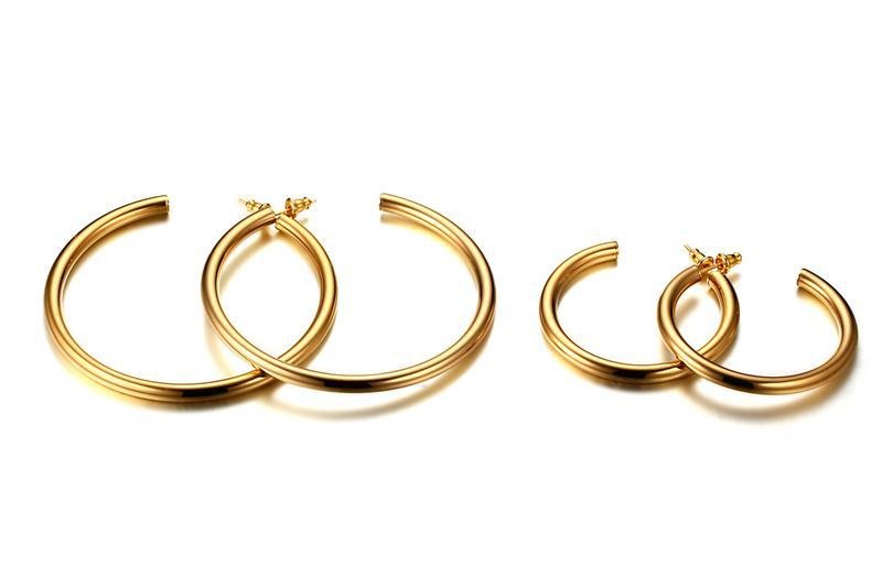 Aros de acero de titanio Kemstone de 42 mm: diseño elegante y ligero, hipoalergénicos y de uso diario EH-196