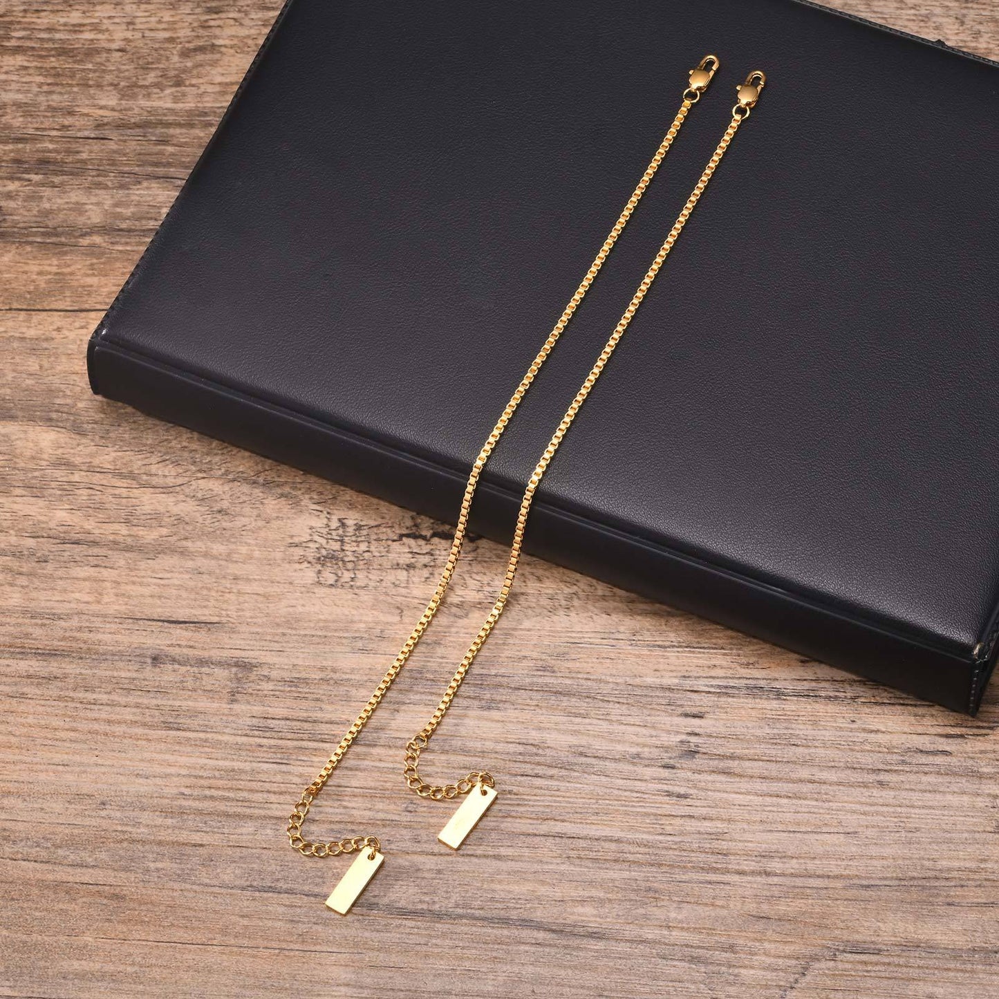 Pulsera de cadena de acero inoxidable Kemstone para hombre – Minimalista moderno BR-1989