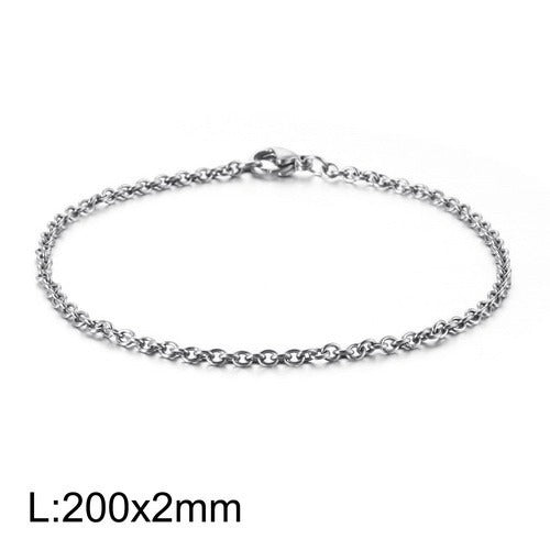 Pulsera Kemstone calada en forma de O - Joyería geométrica de acero inoxidable KB113951-Z
