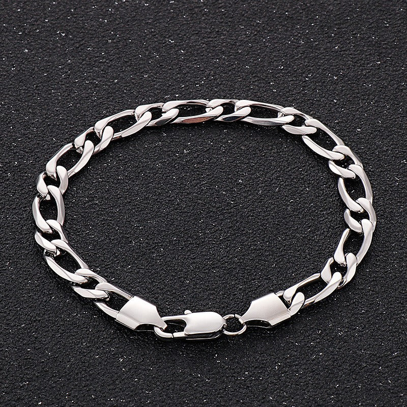 Collana in acciaio al titanio Kemstone NK Chain - Gioielli da uomo moderni KB84417-CD