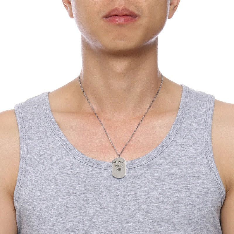 Kemstone Stainless Steel Cremation Urn Necklace – Memorial Jewelry PN-964