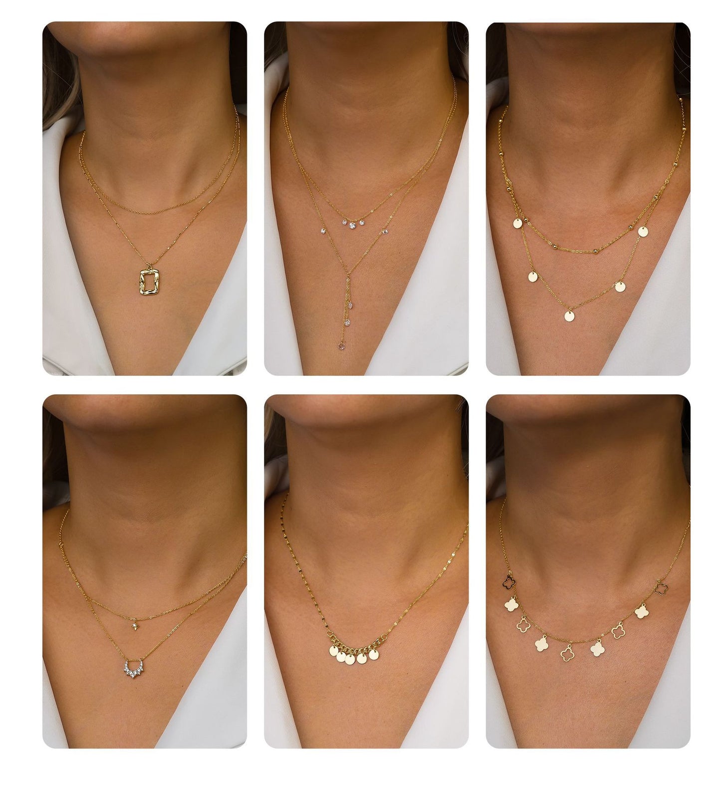 925 Sterling Silver Rope Chain Necklace with CZ Pendant – Gold & Silver Handmade Choker | Kemstone A4-BQN26