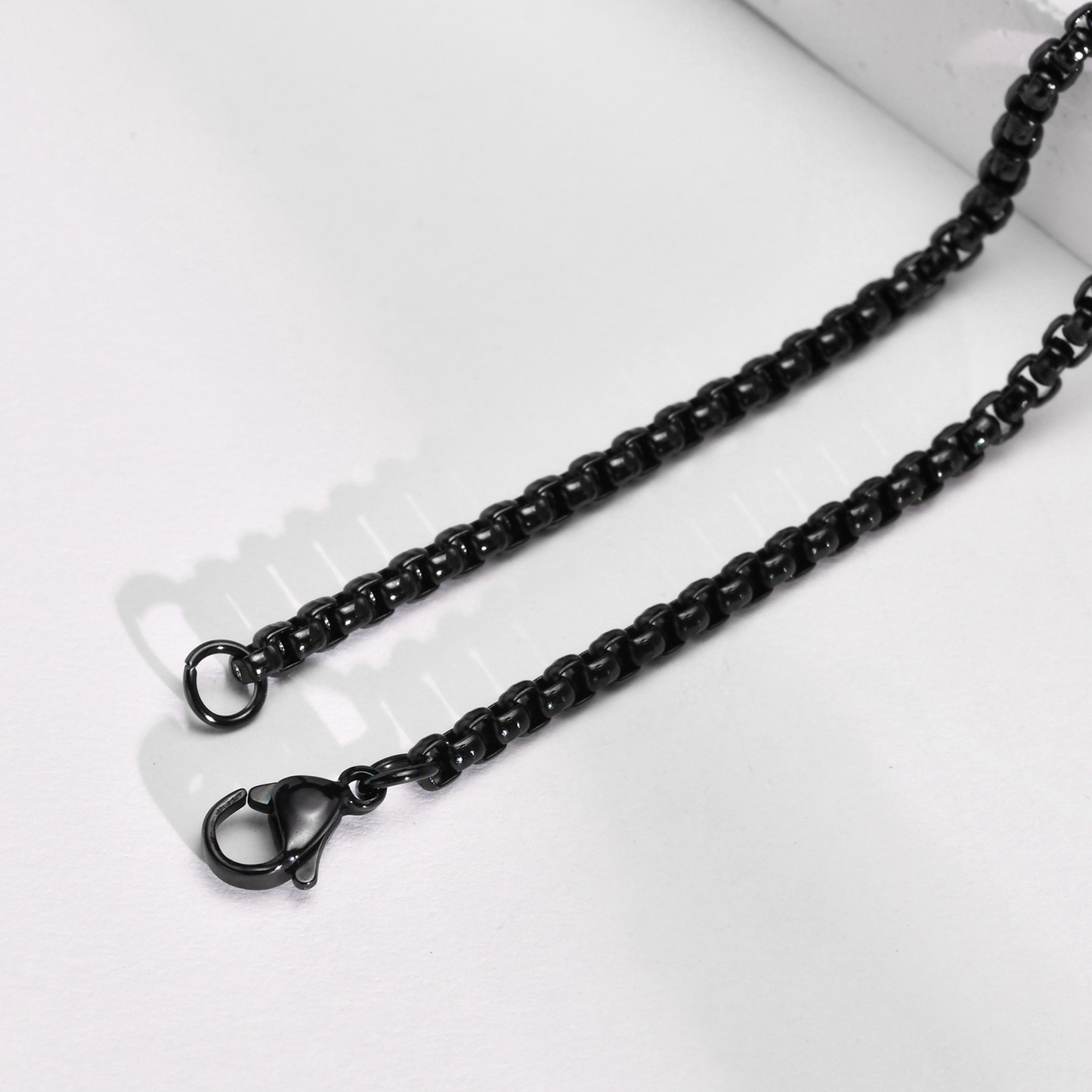 Kemstone Men’s Stainless Steel Viking Compass Pendant Necklace – Black PN-1607