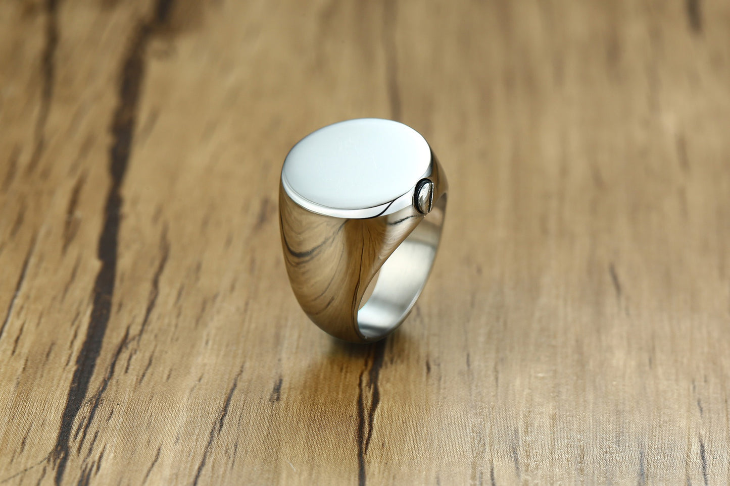 Kemstone Titanium Steel Cremation-Inspired Ring – Minimalist Closure Durable Band RC-443