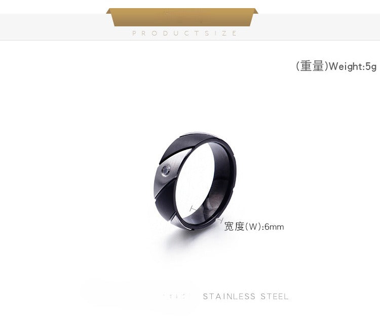 Kemstone Dual-Twist Titanium Ring | Modern Geometric Couple Bands for Everyday Elegance KR83029