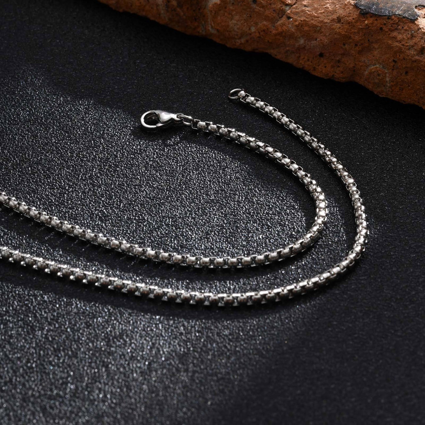 Kemstone Men’s Stainless Steel Hexagram Pendant Necklace – Gothic Biker Star Jewelry PN-2154