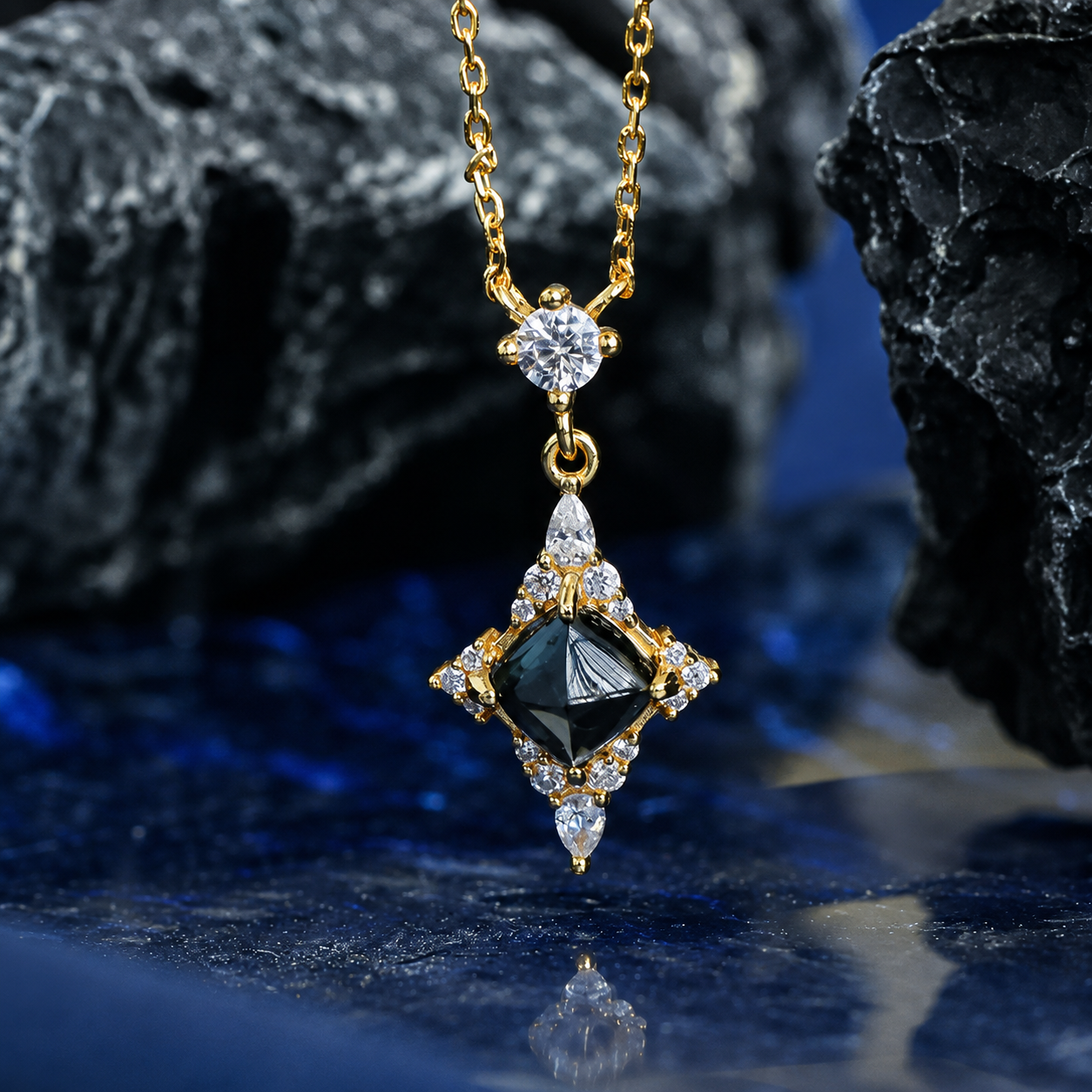 Romantic Star Necklace Gift for Her – Kemstone Roche Limit Celestial J