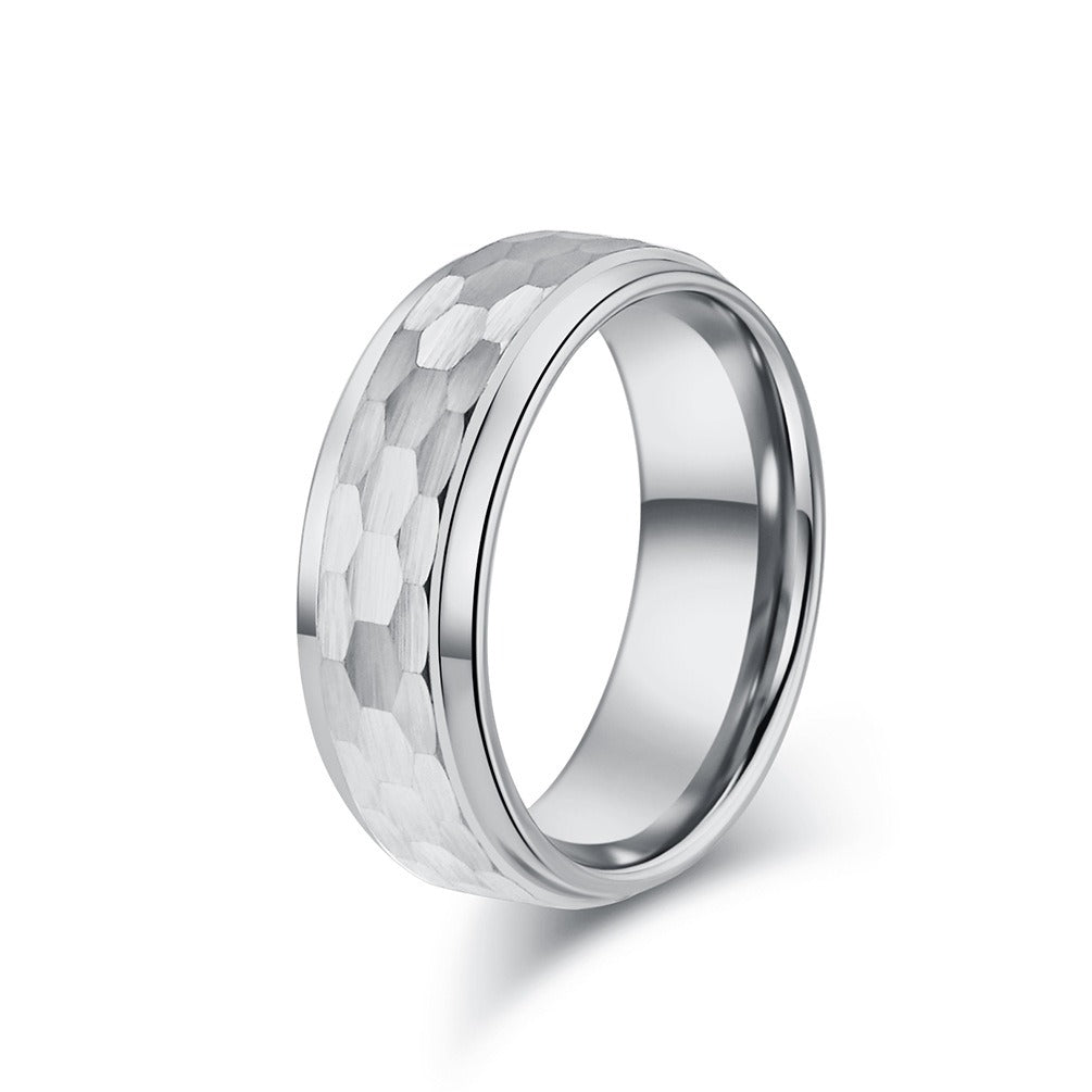 Kemstone Men’s Tungsten Carbide Ring – Minimalist Band Jewelry K-T040