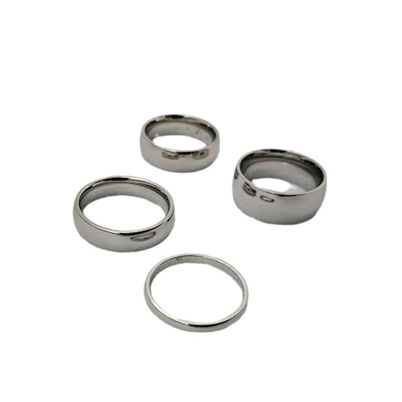 Kemstone Smooth-Finish Stainless Steel 8mm Band Ring – Minimalist Durable Men’s Jewelry R-012
