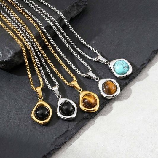 How to Choose a Natural Stone Necklace: Tiger Eye, Onyx & Turquoise Explained