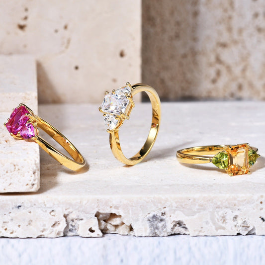 How to Wear Citrine & Peridot Rings for Evening, Cocktail, and Special Occasions