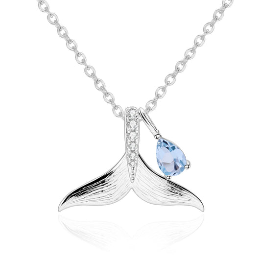 Sky Blue Topaz: The Ocean-Colored Gemstone Behind the Whale Tail Necklace