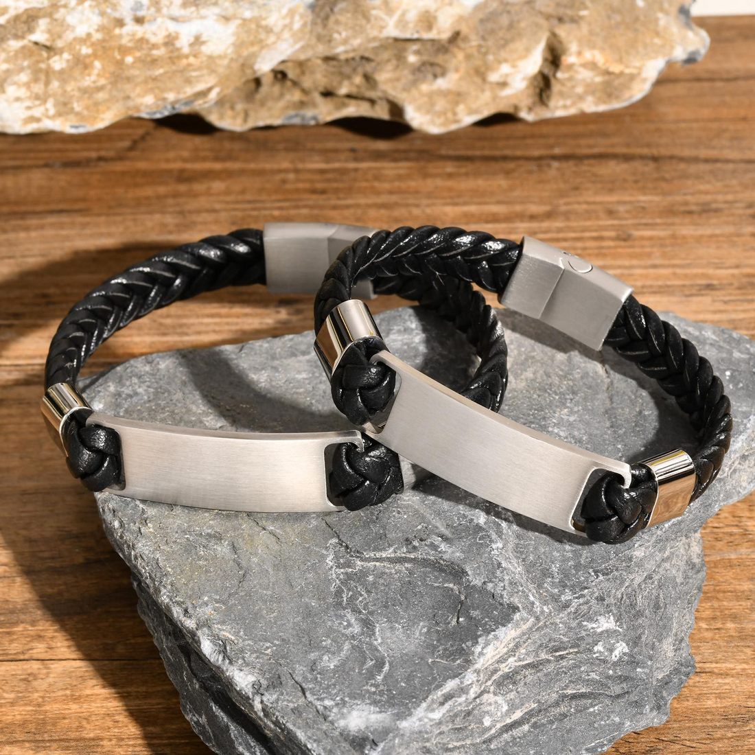 Braided Leather Bracelet for Men: Stainless Steel Clasp Style & How to Wear It