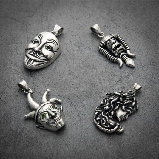Gothic Joker Mask Pendant Necklace for Men: Dark Streetwear Style & How to Wear It