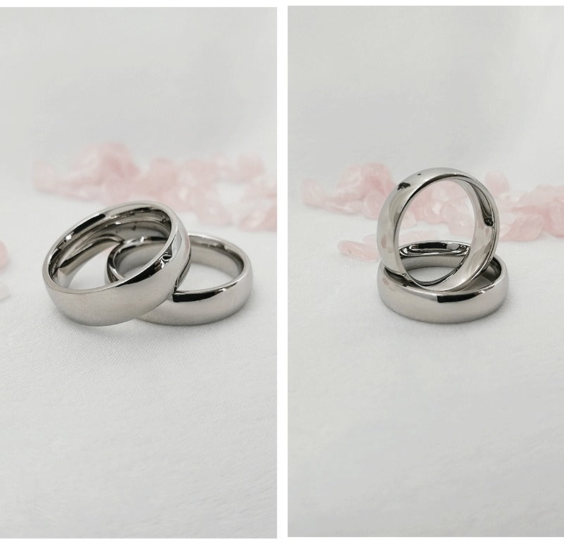 Kemstone Smooth-Finish Stainless Steel 8mm Band Ring – Minimalist Durable Men’s Jewelry R-012