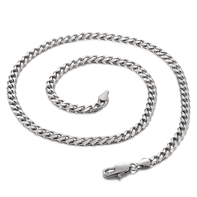 Kemstone NK Chain Titanium Steel Necklace - Modern Men's Jewelry KB84417-CD