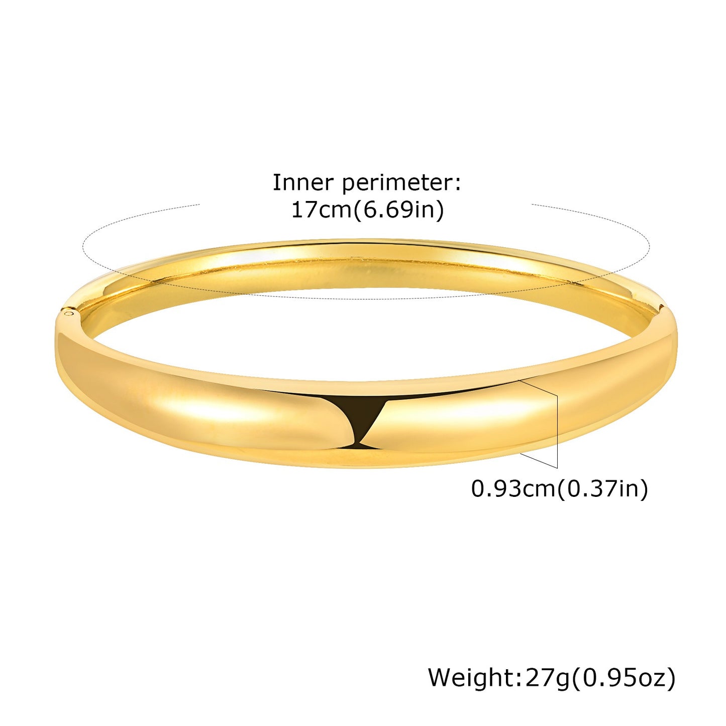 Bracciale Twist in acciaio inossidabile con finitura a specchio - Gioiello geometrico regolabile per donna, design minimalista dorato per l'eleganza quotidiana B-618