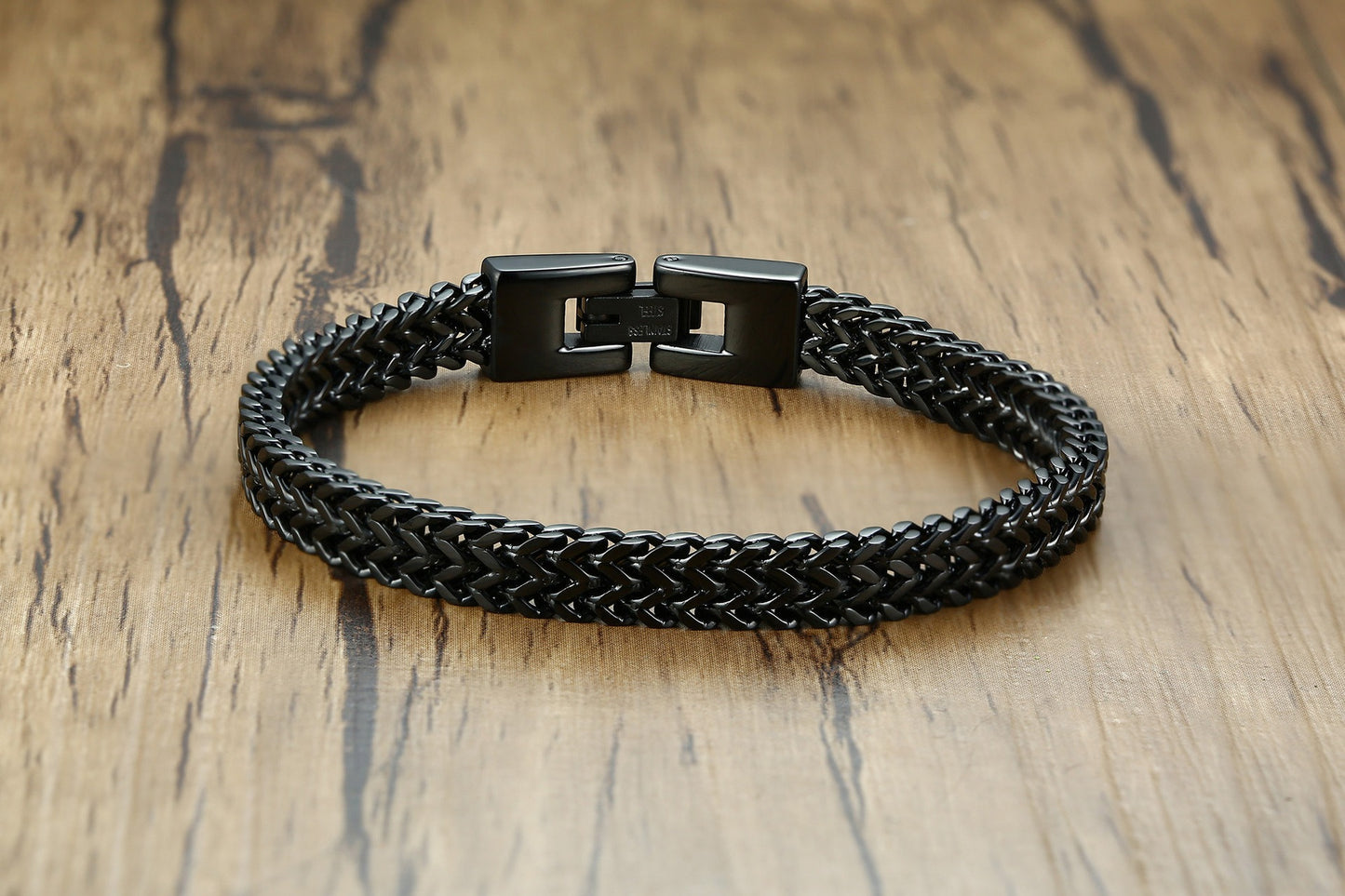 Kemstone Stainless Steel Dragon Bone Chain Bracelet - Hip Hop Design for Men, Unisex Urban Style, Everyday Durable Accessory BR-642