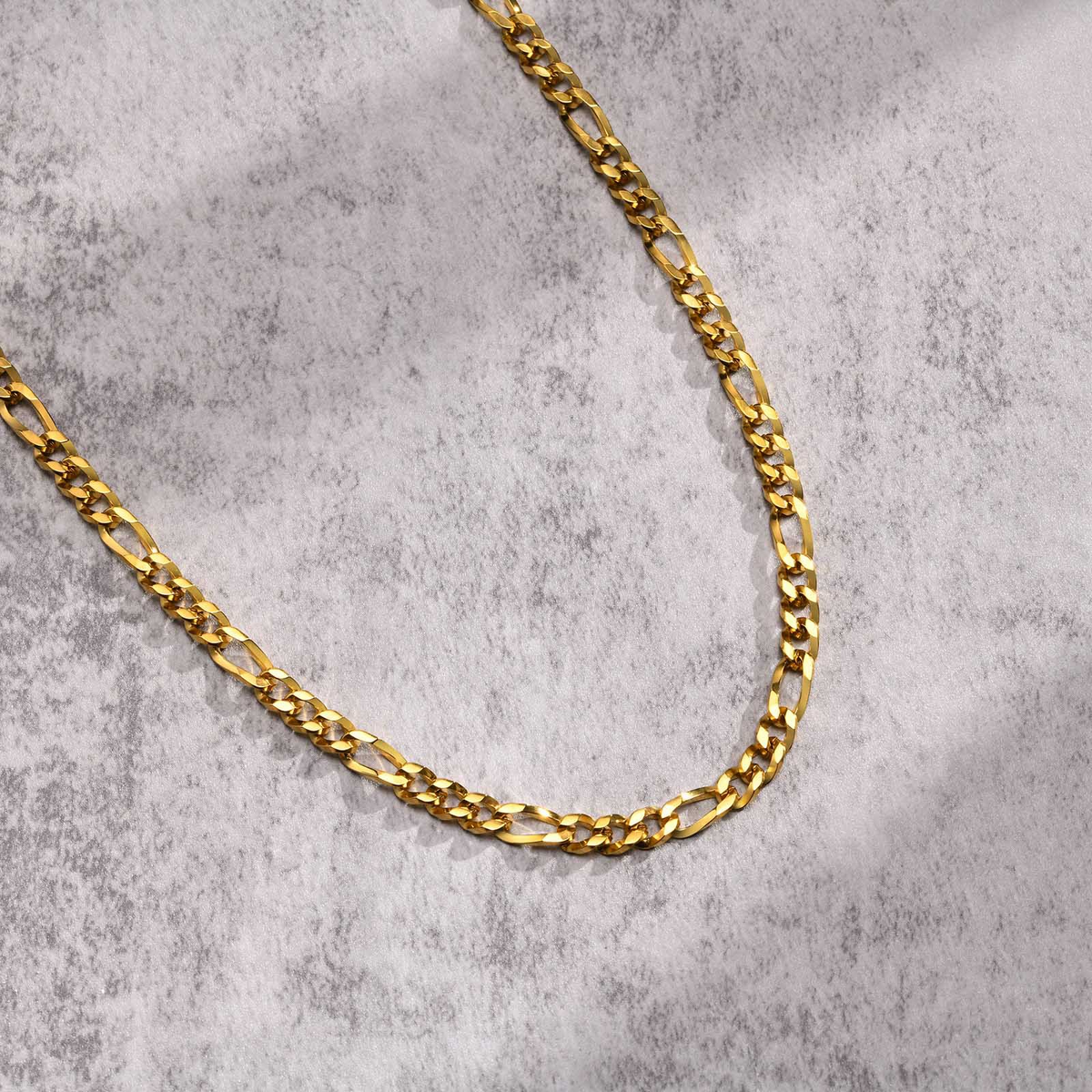 Kemstone Stainless Steel Flat Chain Necklace for Men NC-1381