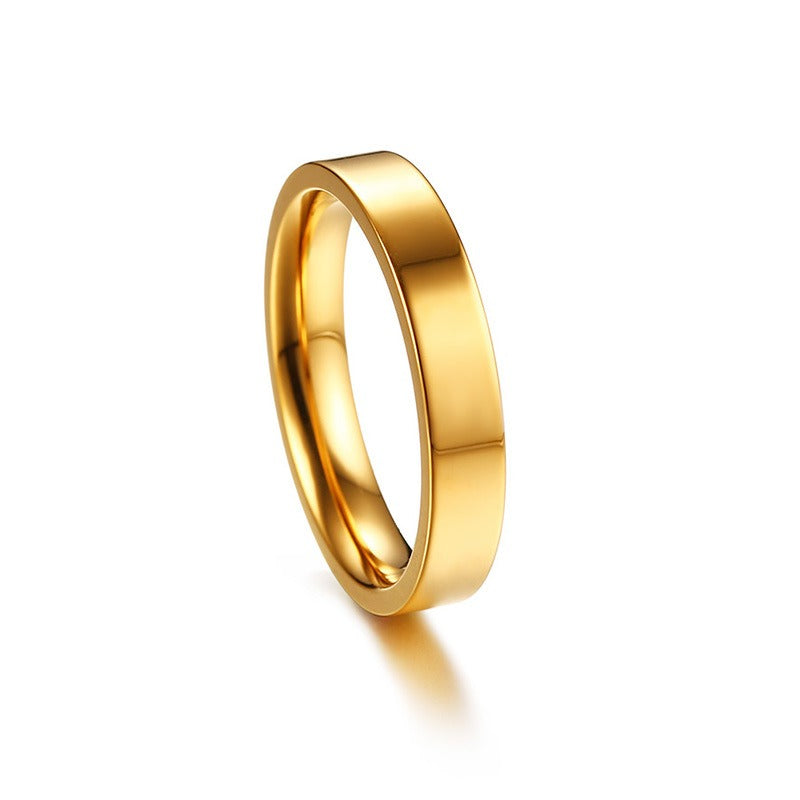 Anillo minimalista de acero y titanio Kemstone | Anillo articulado con acabado liso para hombre y mujer | Diseño apilable para uso diario R359