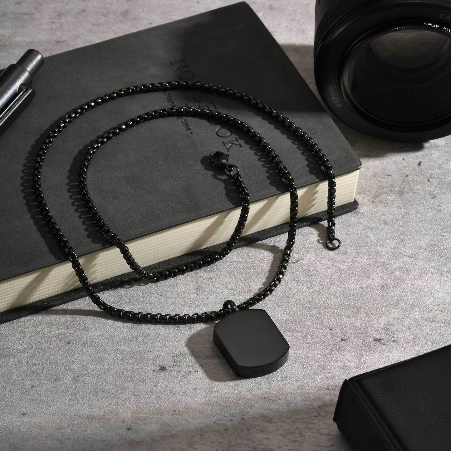Kemstone Stainless Steel Cremation Urn Necklace – Memorial Jewelry PN-964