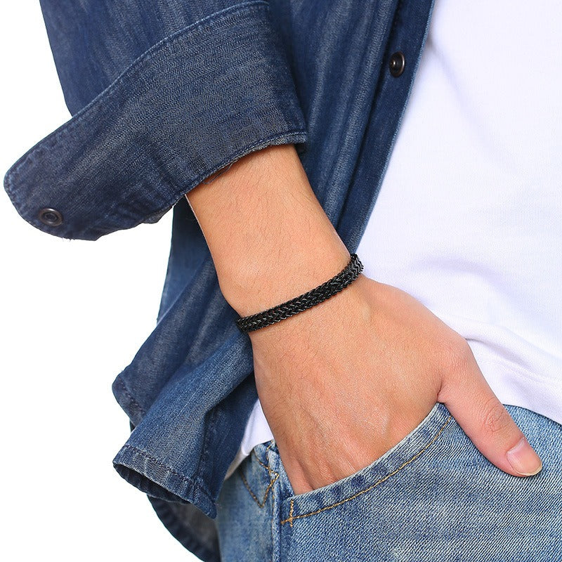 Kemstone Stainless Steel Dragon Bone Chain Bracelet - Hip Hop Design for Men, Unisex Urban Style, Everyday Durable Accessory BR-642