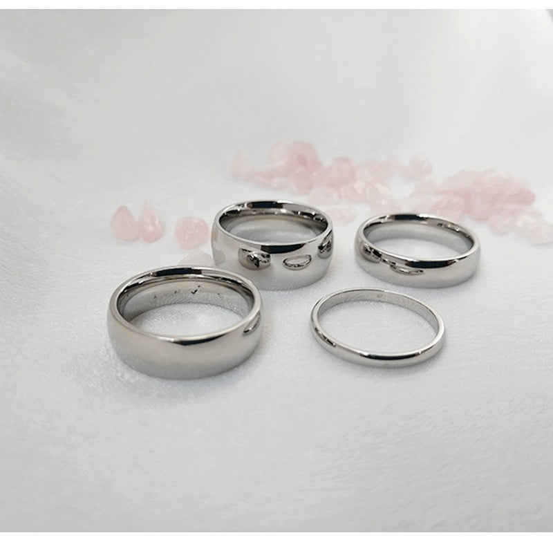 Kemstone Smooth-Finish Stainless Steel 8mm Band Ring – Minimalist Durable Men’s Jewelry R-012