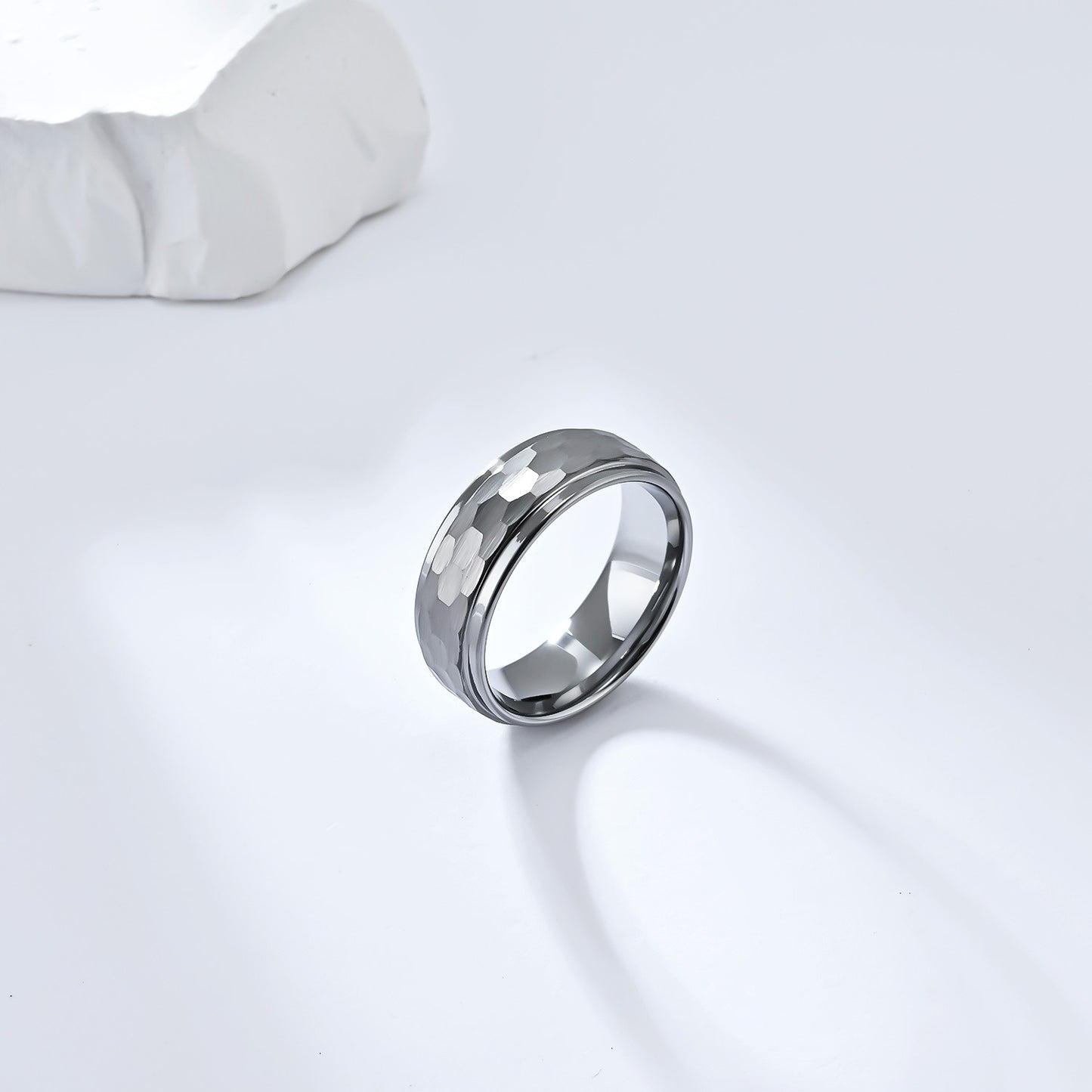 Kemstone Men’s Tungsten Carbide Ring – Minimalist Band Jewelry K-T040
