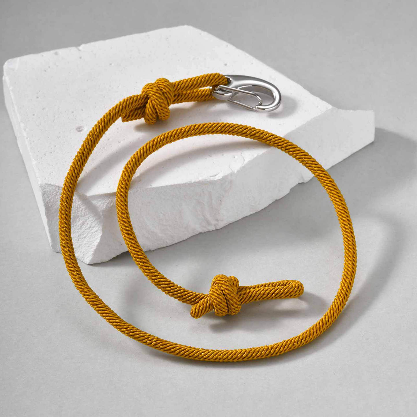 Kemstone Stainless Steel Double Loop Rope Bracelet – Minimal Clasp Style for Men BL-820