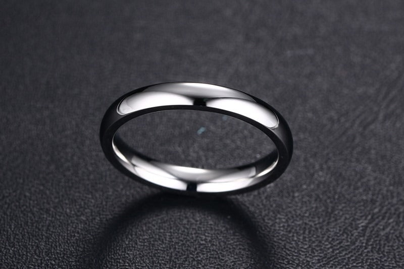 Kemstone Smooth-Finish Stainless Steel 8mm Band Ring – Minimalist Durable Men’s Jewelry R-012