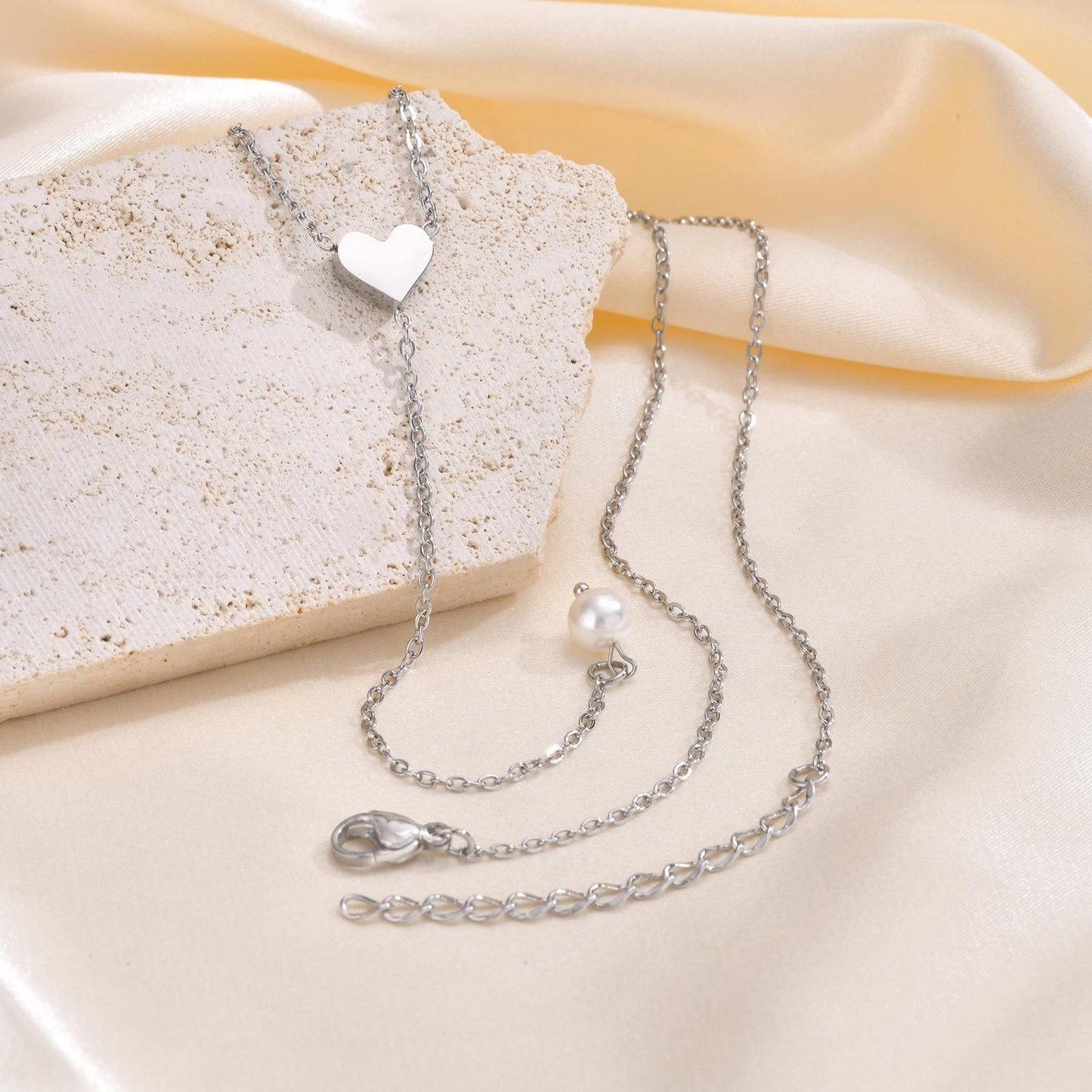 Golden Butterfly & Pearl Y-Chain Necklace - Adjustable Vintage Elegance for Everyday Glamour NC-1965