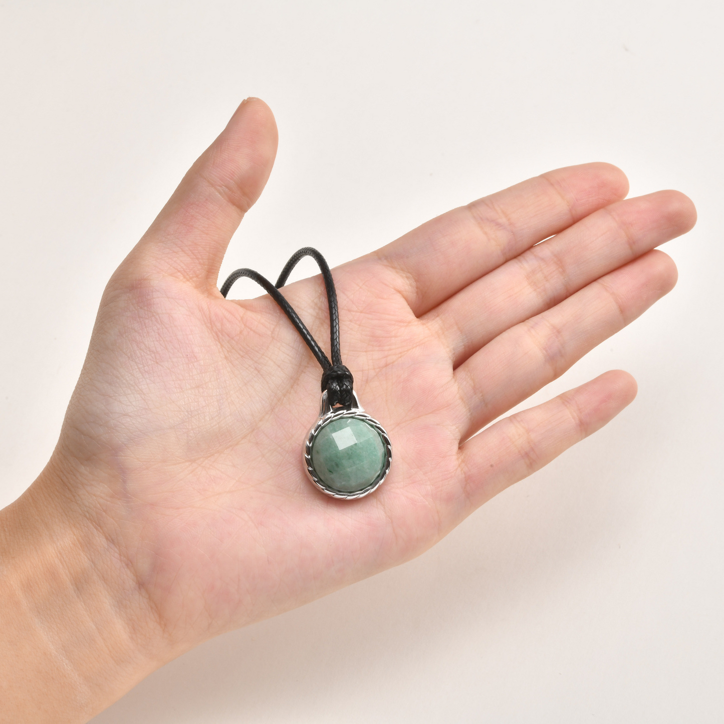 Kemstone Tiger Eye Stone Pendant Necklace Stainless Steel Vintage Rope for Men NC-2660