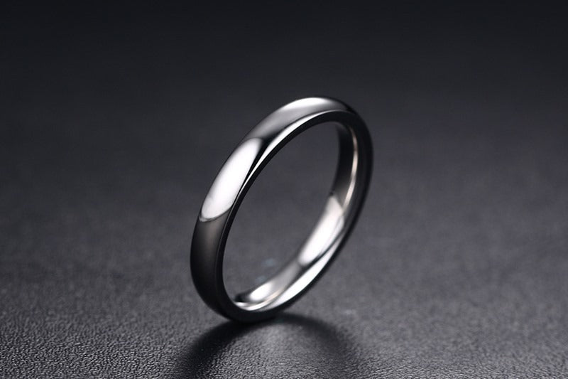 Kemstone Smooth-Finish Stainless Steel 8mm Band Ring – Minimalist Durable Men’s Jewelry R-012