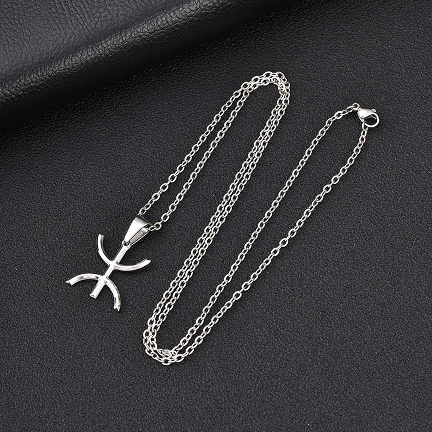 Kemstone Stainless Steel Tribal Inspired Dual Wear Necklace Bracelet for Men Hip Hop Minimal Chain BR-3040