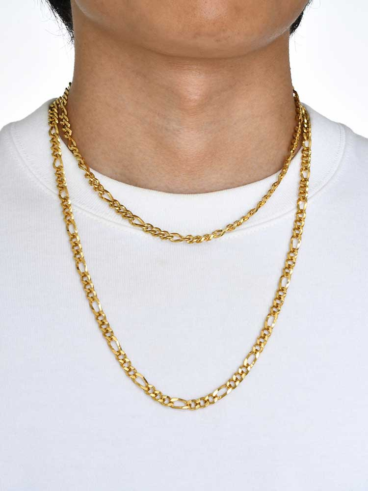 Kemstone Stainless Steel Flat Chain Necklace for Men NC-1381