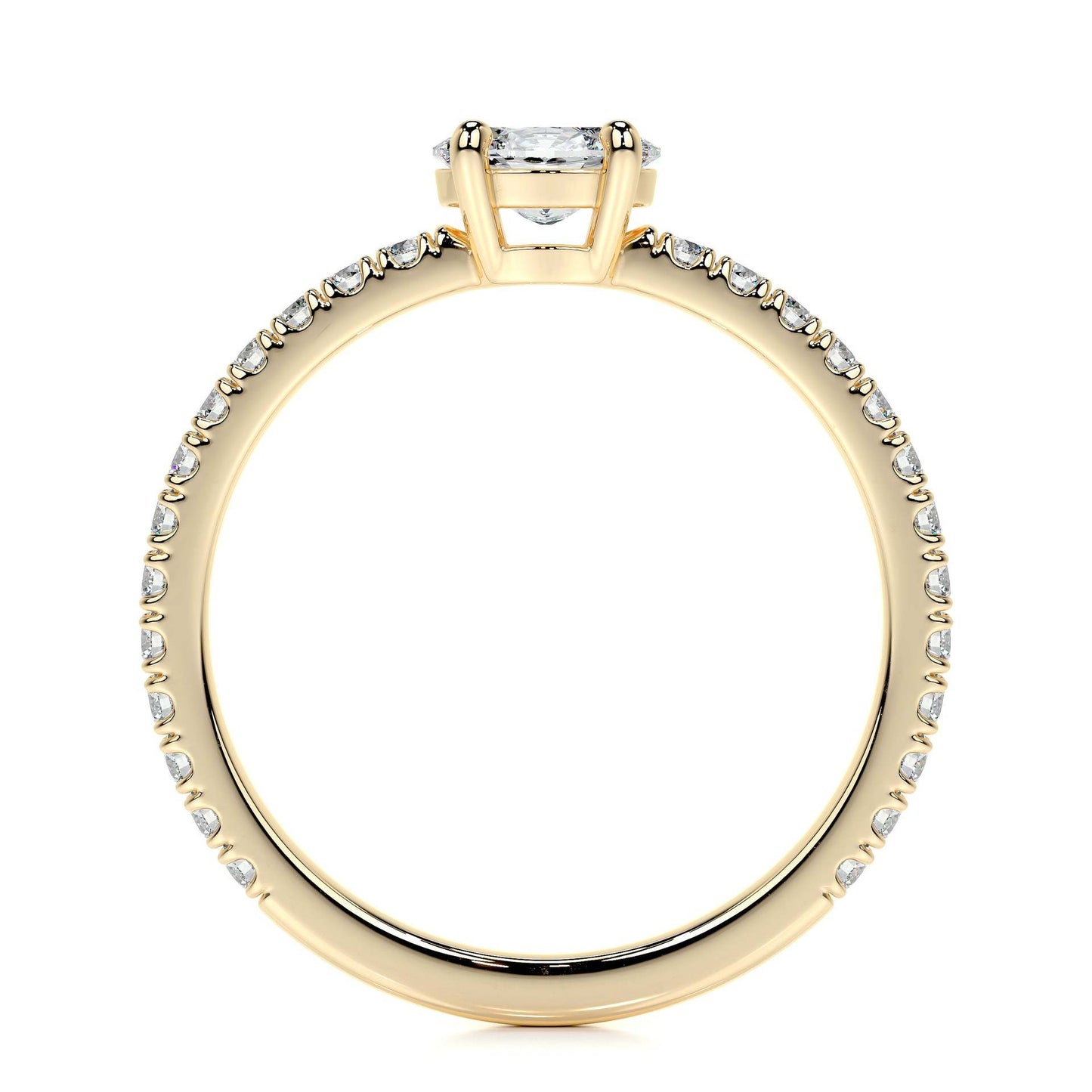 Kemstone S925 Gold Moissanite Eternity Band Rings – 9 Styles, D–E Color, VVS Clarity