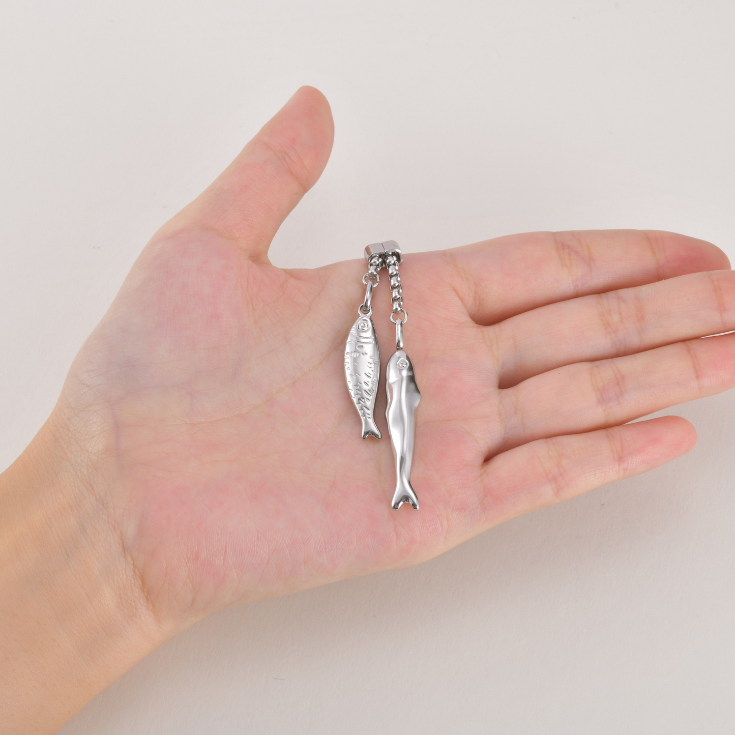 Kemstone Stainless Steel Boxing Glove Fish Pendant Necklace for Men NC-2576