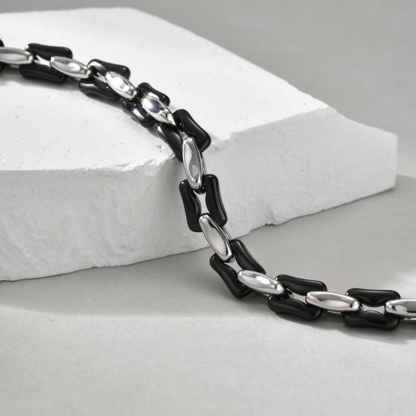 Kemstone Stainless Steel Cuban Chain Bracelet for Men BR-2798