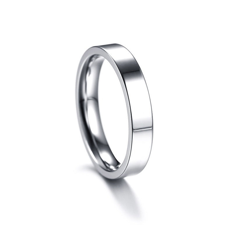 Anillo minimalista de acero y titanio Kemstone | Anillo articulado con acabado liso para hombre y mujer | Diseño apilable para uso diario R359