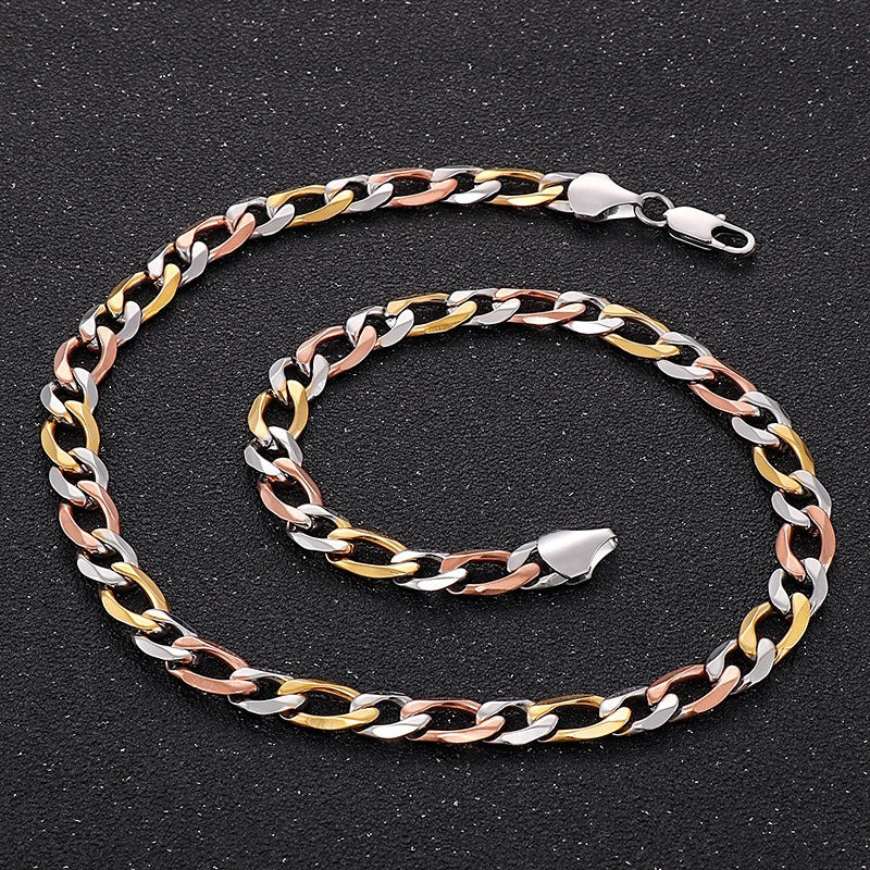 Kemstone NK Chain Titanium Steel Necklace - Modern Men's Jewelry KB84417-CD