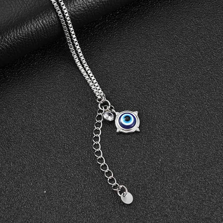Kemstone Stainless Steel Double-Layer Box Chain Cross Bracelet for Men BR-2869