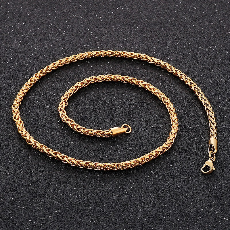 Kemstone NK Chain Titanium Steel Necklace - Modern Men's Jewelry KB84417-CD