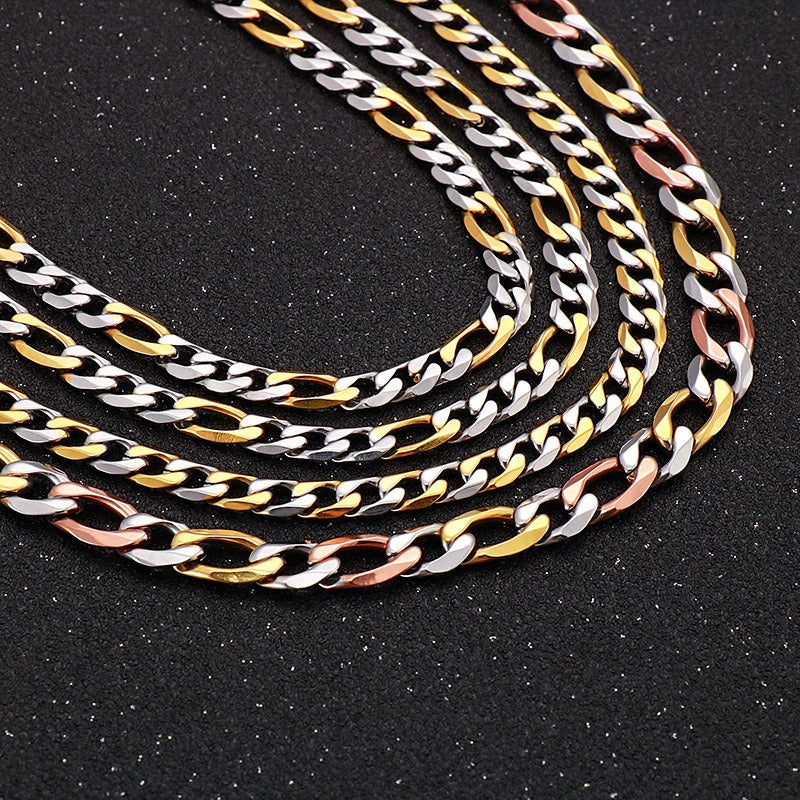 Kemstone NK Chain Titanium Steel Necklace - Modern Men's Jewelry KB84417-CD