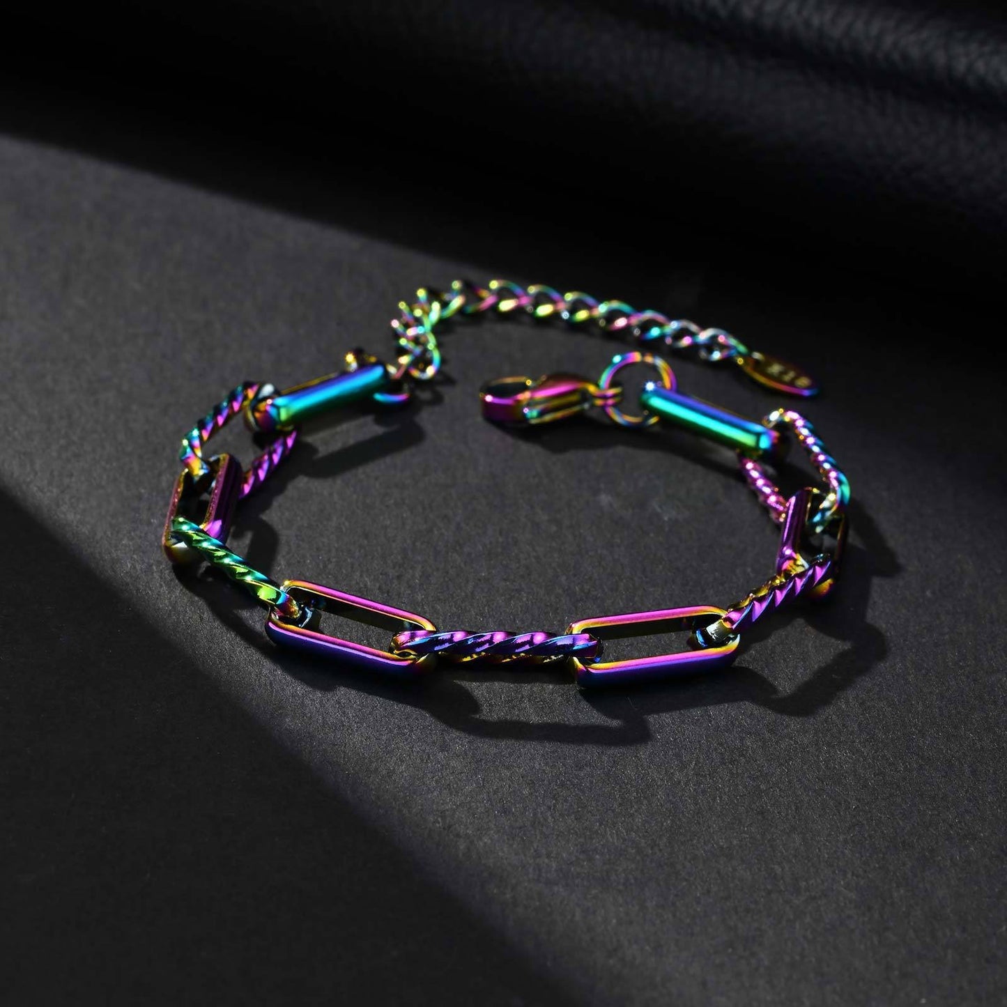 Kemstone Stainless Steel Handcrafted Link Chain Bracelet for Men BR-1705