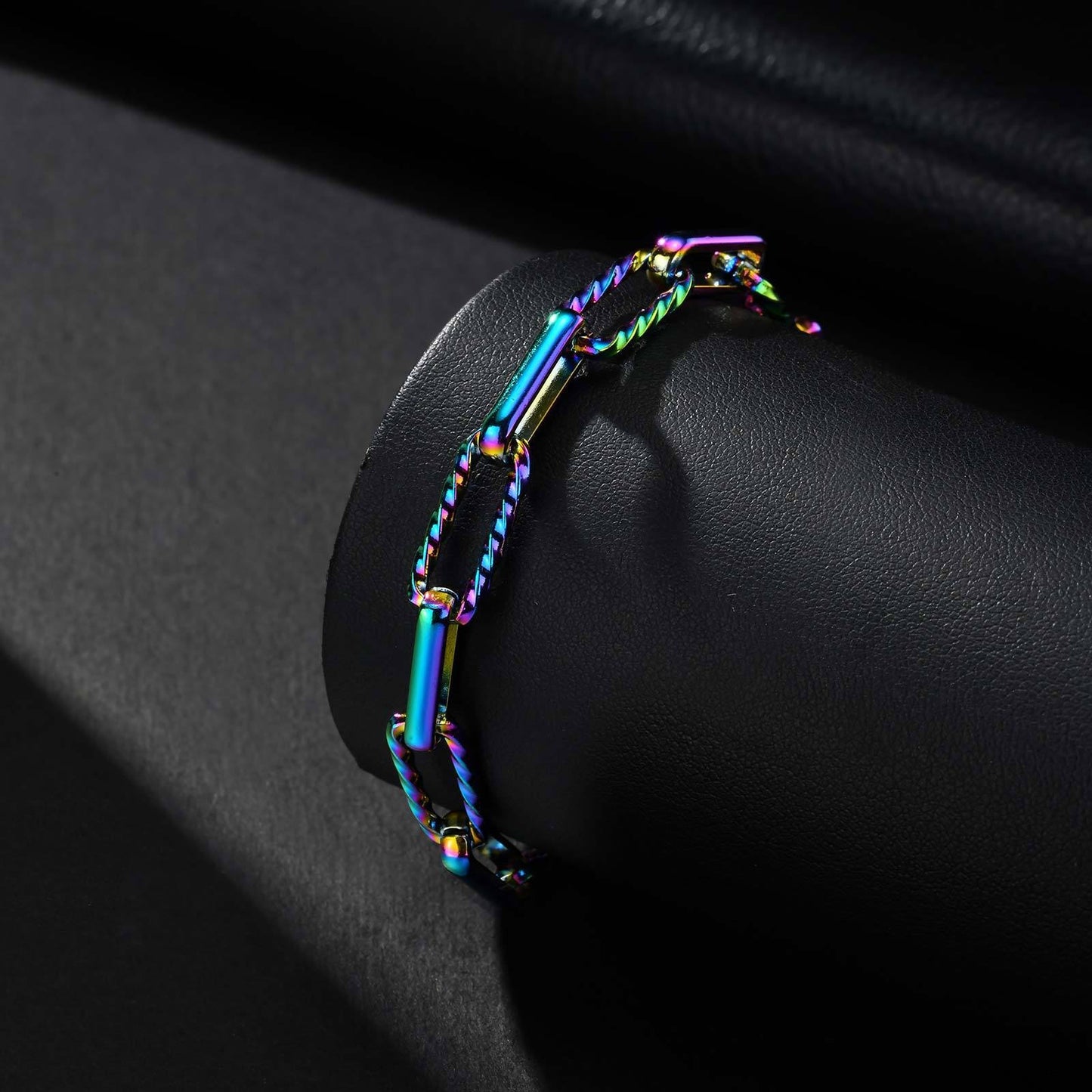 Kemstone Stainless Steel Handcrafted Link Chain Bracelet for Men BR-1705